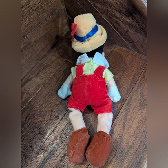 Disney Store Pinocchio Mini Bean Bag Plush Pinocchio Plush Toy - Red and Blue 10 - Picture 4 of 7
